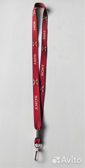 Шнурок с логотипом sony