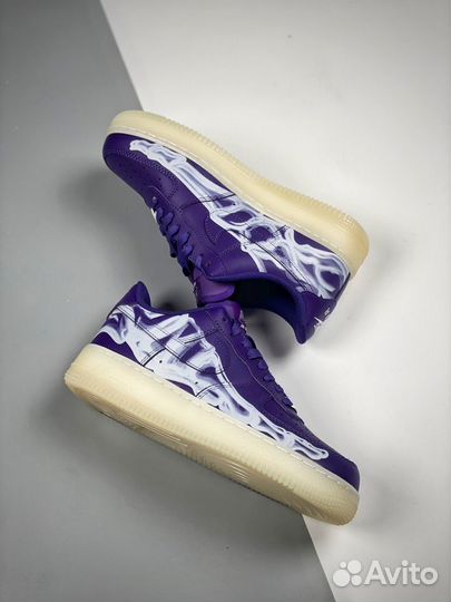Nike Air Force 1 Low “Skeleton” Court Purple