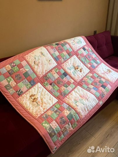 Лоскутное одеяло ручной работы