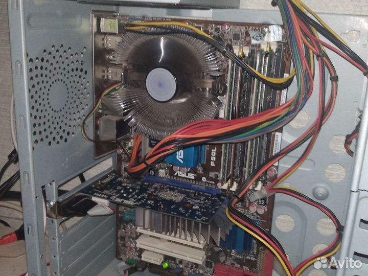 Материнская плата с процессором q8400 и 6gb