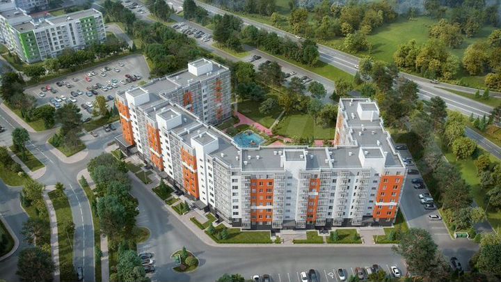 1-к. квартира, 44,6 м², 6/8 эт.