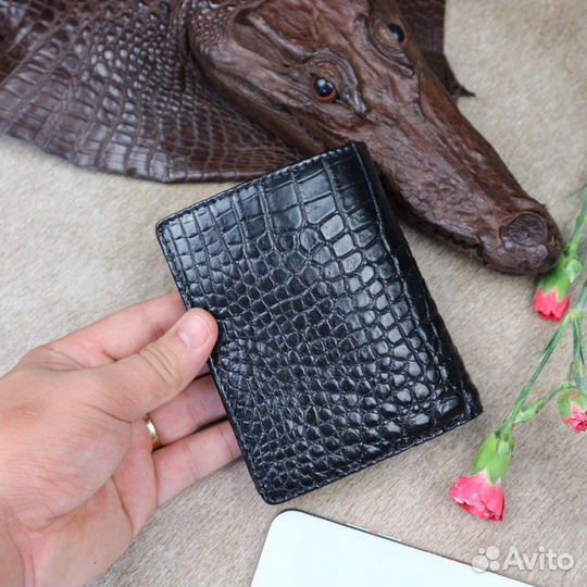 Портмоне из кожи крокодила из Вьетнама