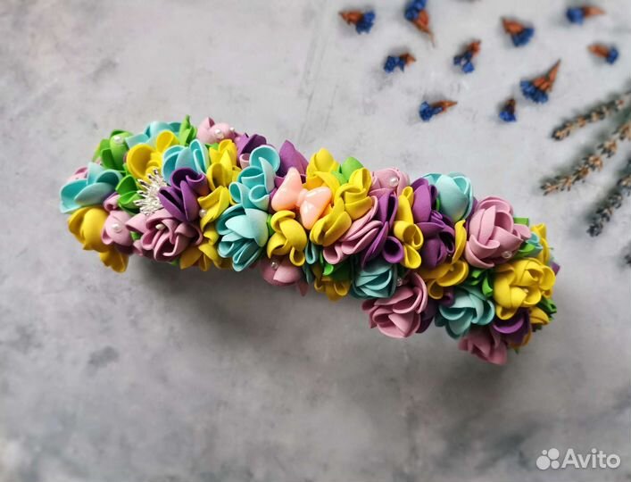 Резиночки для волос, ручной работы