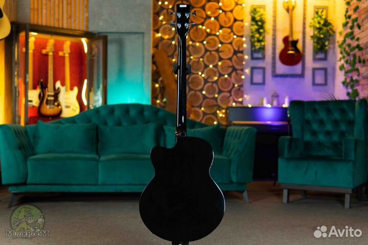 Cort AB850F-BK-BAG Acoustic Bass Series