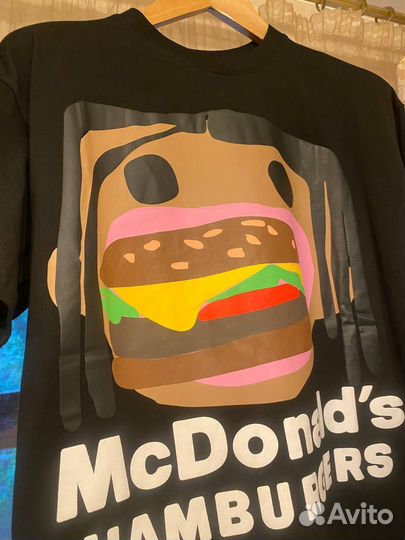 Футболка Travis Scott McDonald's Hamburger menu