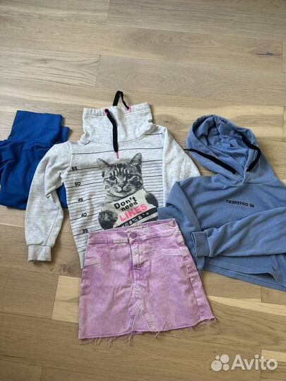 Вещи пакетом на девочку 128