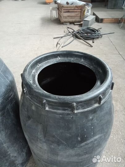 Бочка пластиковая пищевая б/у 200л