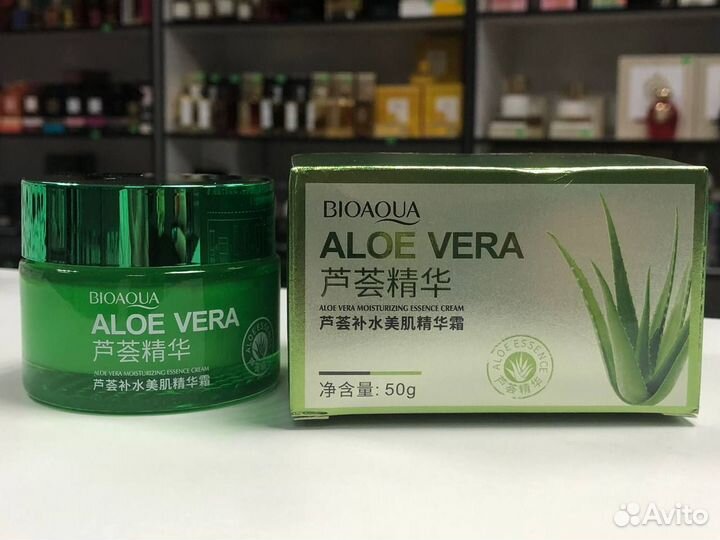 Крем для лица с алоэ вера Bioaqua aloe vera moistu