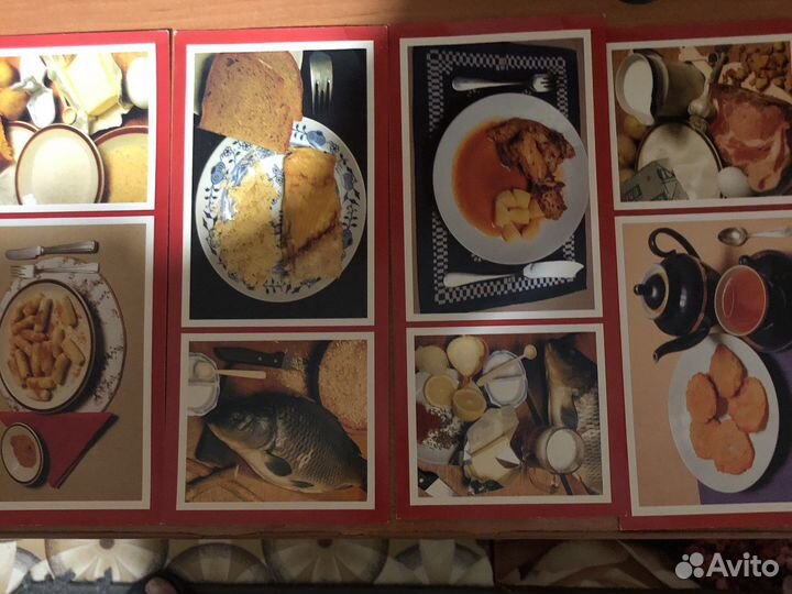 Набор открыток с едой