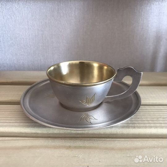 Кофейная пара - мельхиор СССР