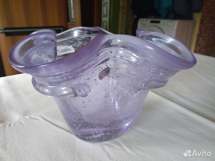 Ваза из чешского стекла.bohemia