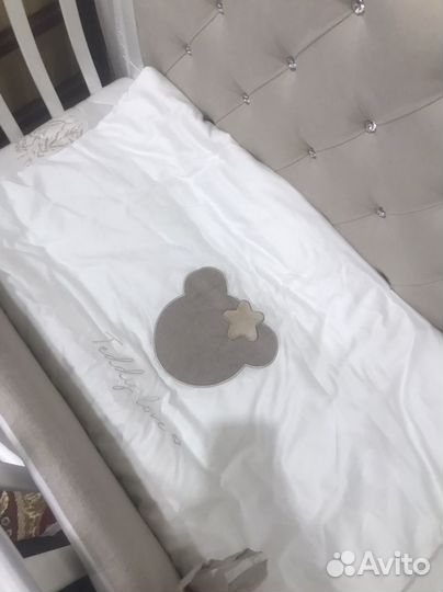 Бортики и балдахин в кроватку