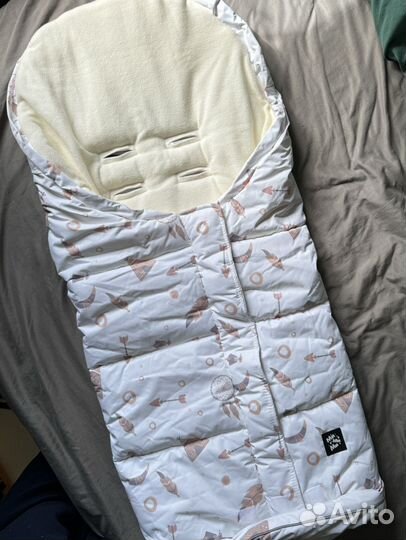 Новый Конверт в коляску зимний Мимими
