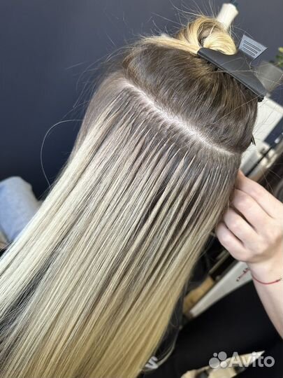 Наращивание волос модель