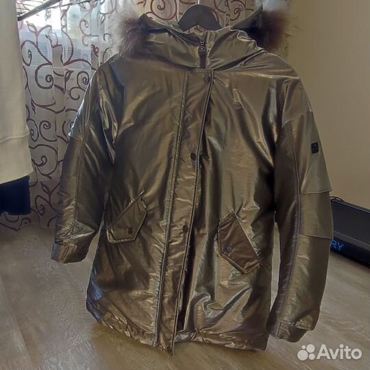 Пуховик для девочки Pulka. Рост 146. Новый