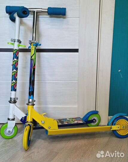 Самокат детский двухколесный бу