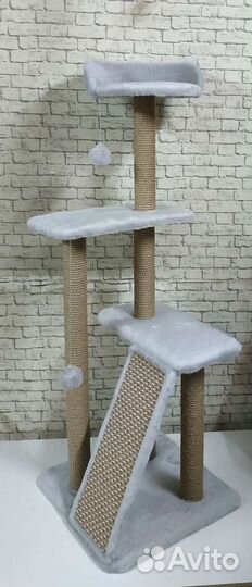 Игровой комплекс для кошек Мамба на столбах