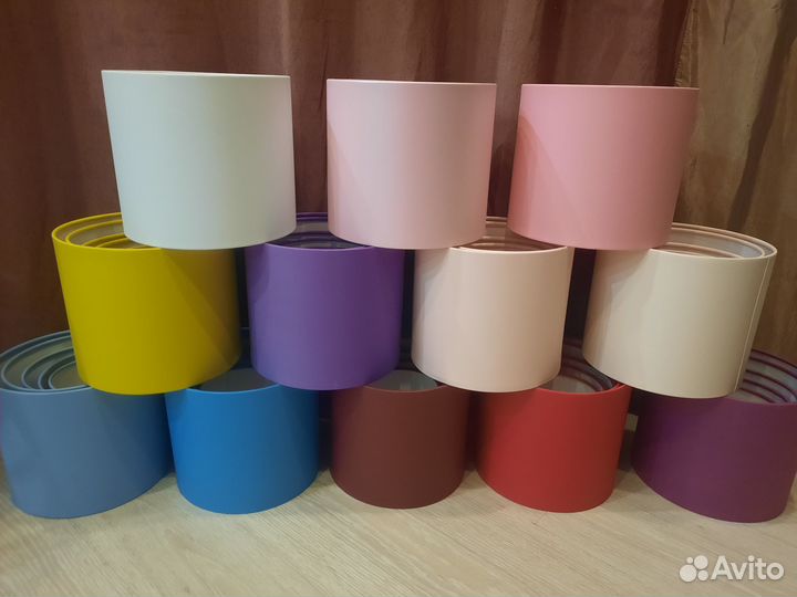 Шляпные коробки для цветов без крышек