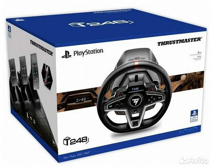 Руль игровой с педалями Thrustmaster T248 (PS4/PS5/PC)