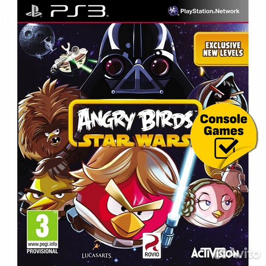 PS3 Angry Birds: Star Wars Новый
