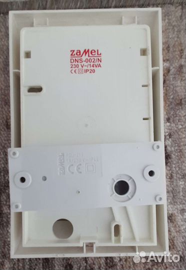 Звонок проводной Zamel DNS-002/N с кнопкой звонка