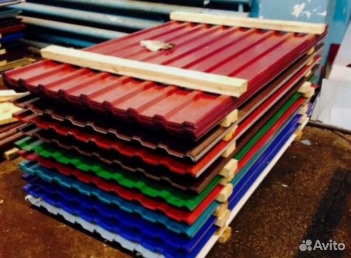 Профилированный лист. Профнастил для ворот и забор
