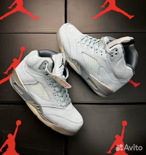 Кроссовки Nike Air Jordan 5 Blue Bird