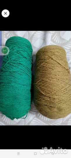 Пряжа акрил в бобинах, одна бобина 500р