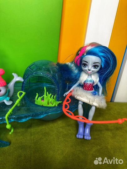 Набор enchantimals зимняя рыбалка морж