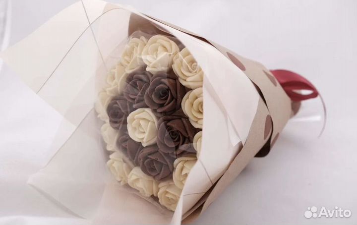 Сладкие букеты, букет из шоколадных роз