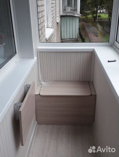 Пластиковый балкон с установкой