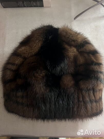 Шапка норковая женская