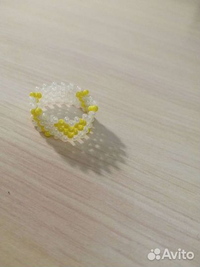 Кольцо из бисера