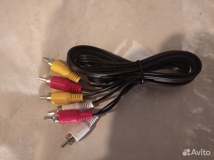 Кабель 3 rca-3 rca (тюльпаны)