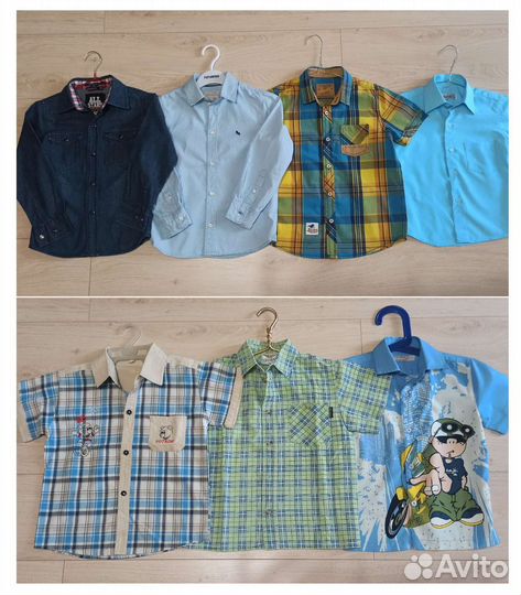Рубашки для мальчика 4- 5 лет