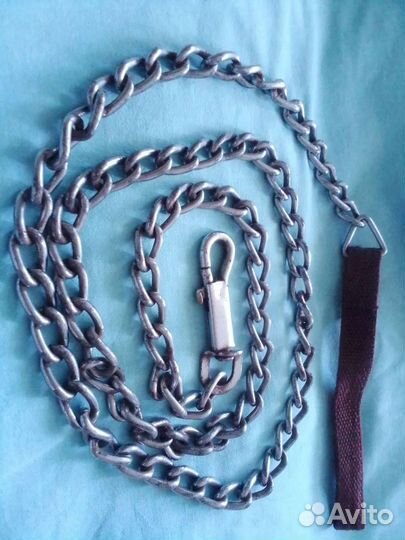 Поводок-цепь 1,5 м, б/у