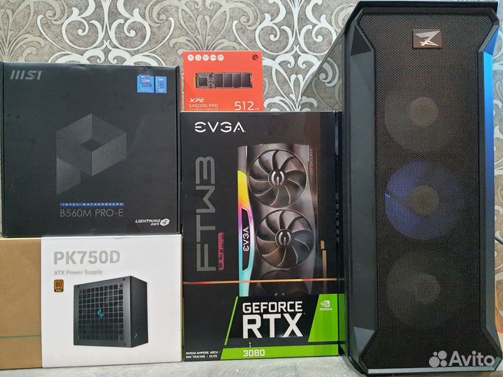Мощный Пк Для Игр RTX 3080 10GB D6X+Core i5-11400F