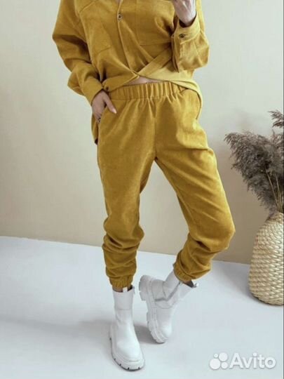 Вельветовый костюм женский 42 размер