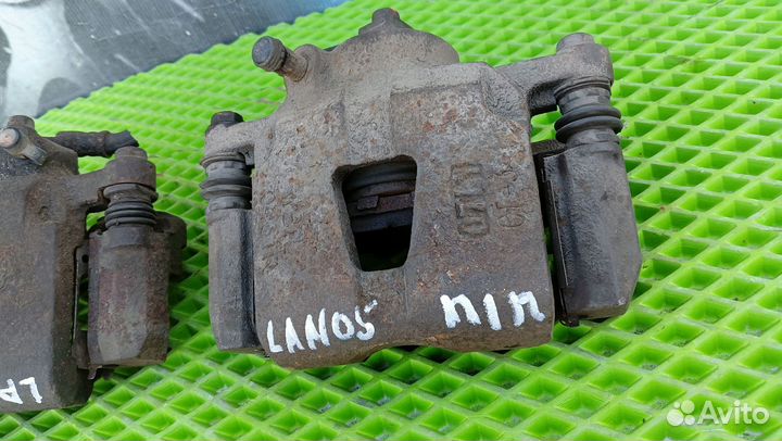 Суппорт тормозной передний левый lanos