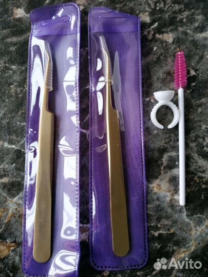 Пинцет для наращивания ресниц