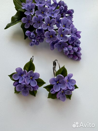 Комплект с сиренью ручной работы