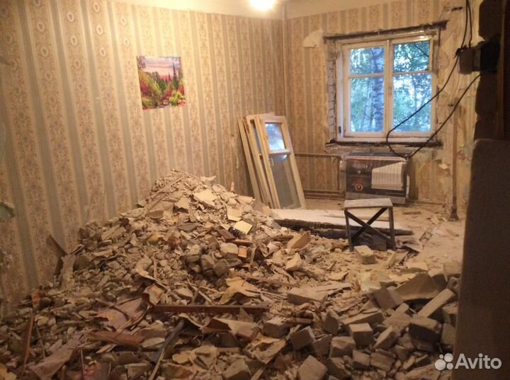 Демонтажные работы. С вывозом мусора