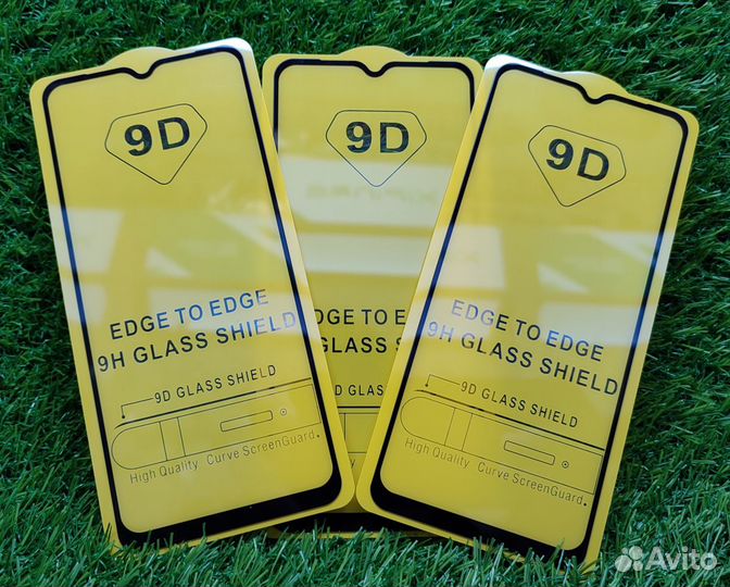 Защитное стекло полноэкранное для Realme C3 9D