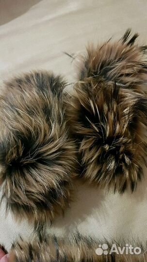 Воротник из енота
