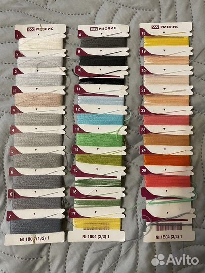 Схема для вышивания остатки от набора