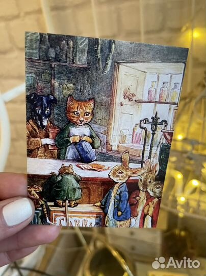 Мини-открытки новые разные