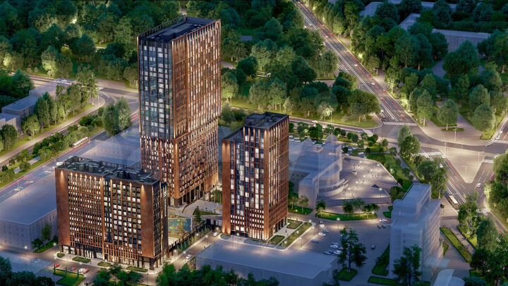 2-к. квартира, 62,9 м², 8/15 эт.