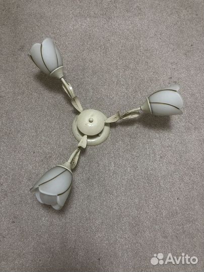 Люстра потолочная бу