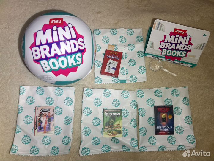 Zuru mini brands books, книги в шарах zuru