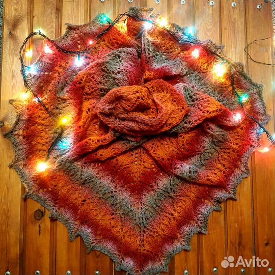 Ажурная шаль